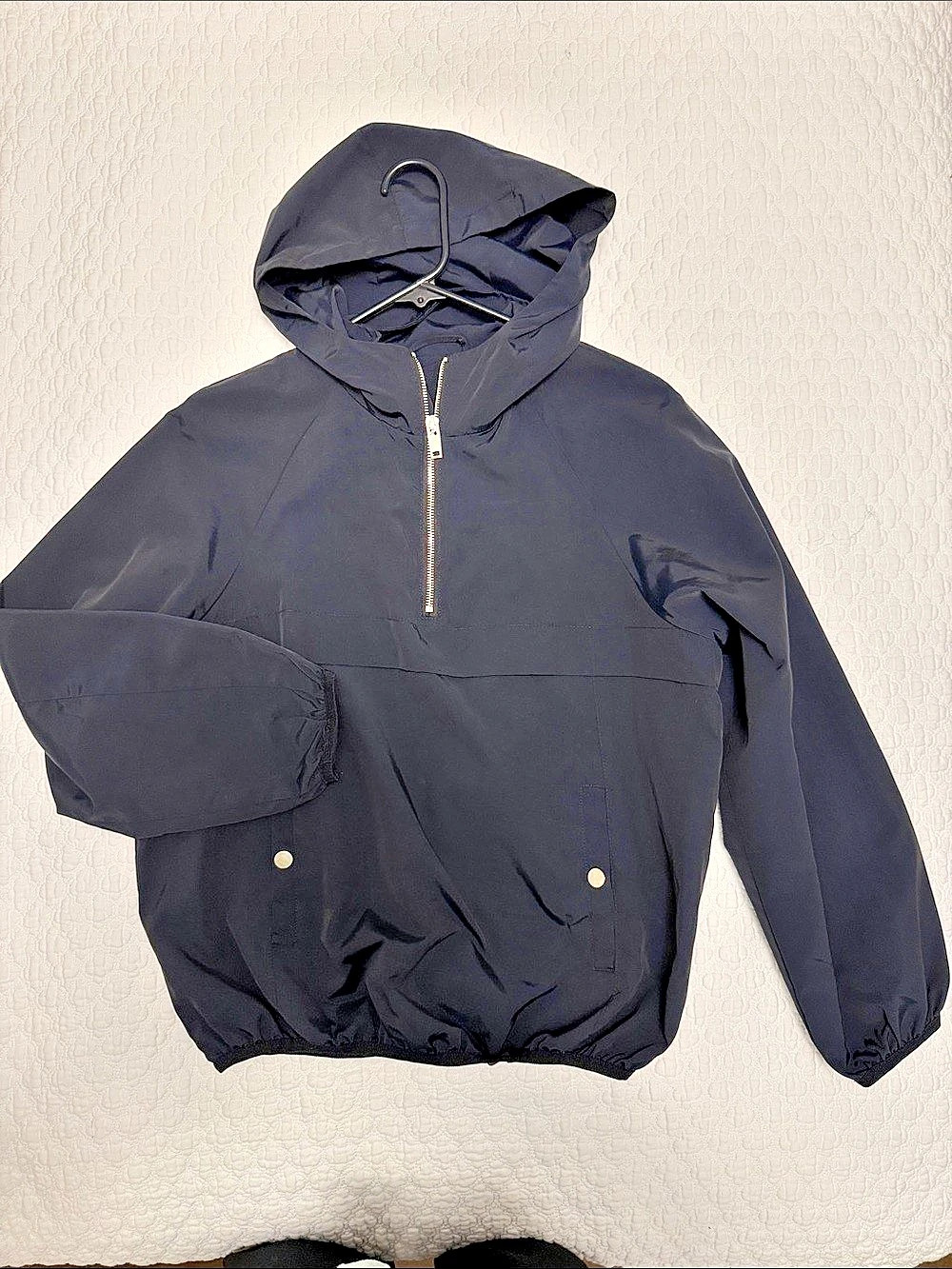 Zara Black Anorak Hoodie Size Small Like New